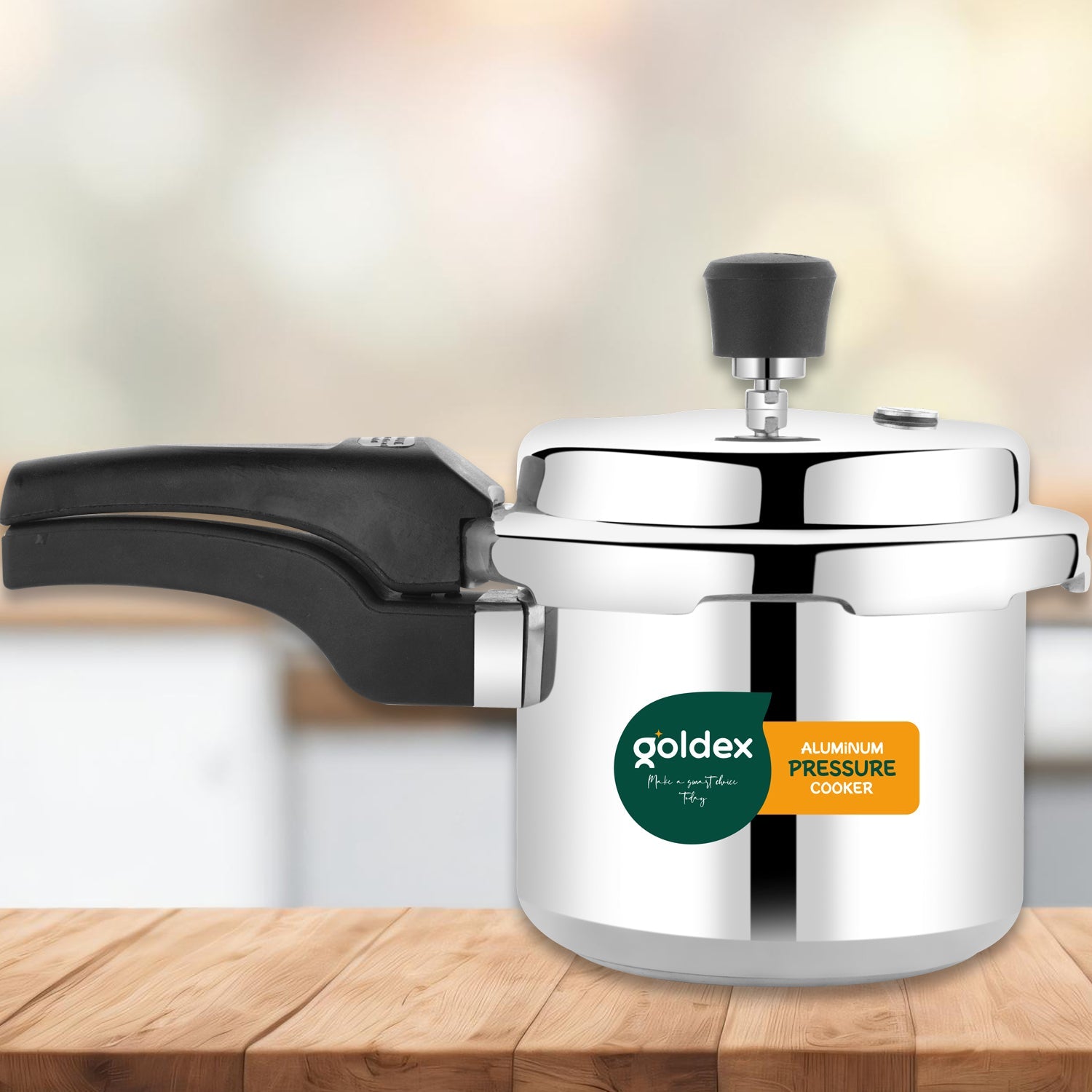 Aluminium Classic Goldex Pressure Cookers With Outer Lid (3 Litres)