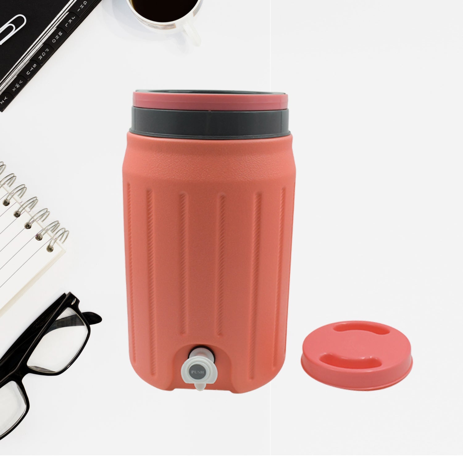 Insulated Plastic Water Rover Jug with a Sturdy Handle, Water Jug Camper with Tap Plastic Insulated Water Water Storage Cool Water Storage for Home & Travelling (3000ML, 7500ML, 12000ML)