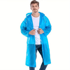 Eva Portable Rain Coat, Waterproof Raincoat (1pc)