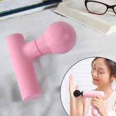 Black Mini Pocket Size Massager, Full Body Massager, Cordless One Button Operation for Body Pain & Relaxation