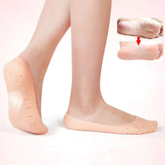 Anti-Crack Full Length Silicone Foot Protector Moisturizing Socks (1 Pair / Mix Size)