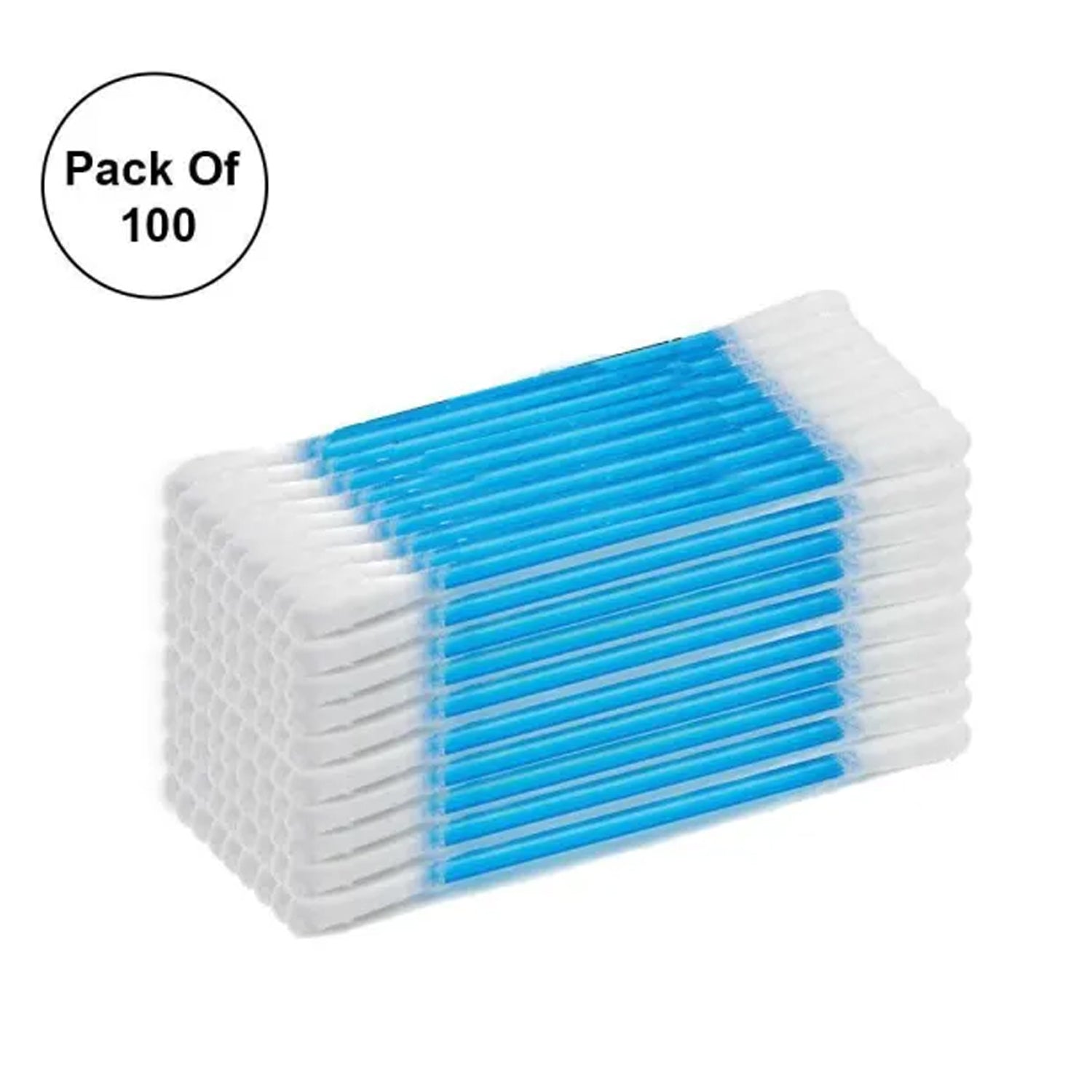 6010 Small Cotton Buds for ear cleaning, soft and natural cotton swabs (100 per pack) DeoDap