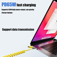 4 in 1 Spring Fast Charging Cable (1 Pc / 1.5 Mtr Long)