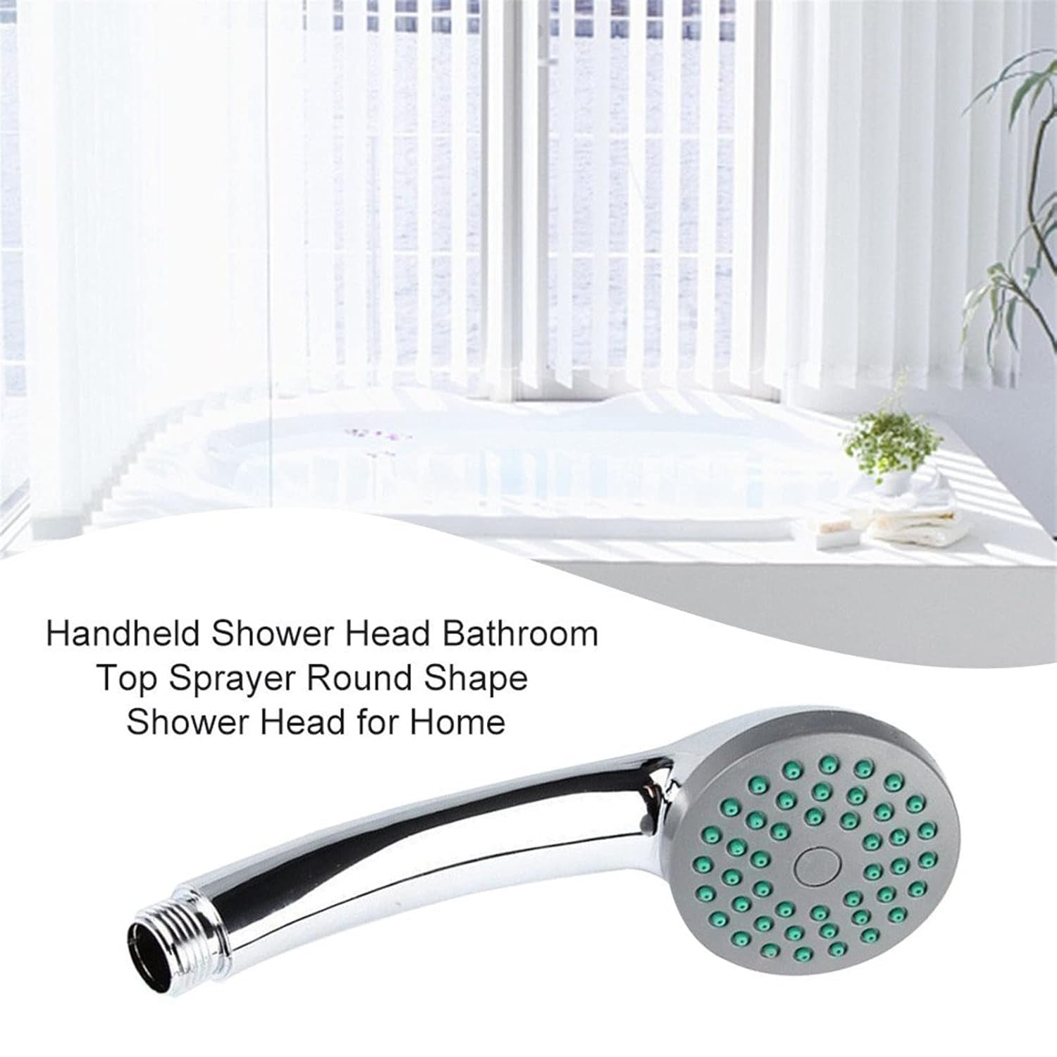 Plastic High Pressure Handheld Shower Head (1 Pc)