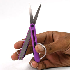 Pen Cut Compact Scissors in Pen Format, Pen-Style Portable Travel Scissors (1 Pc)