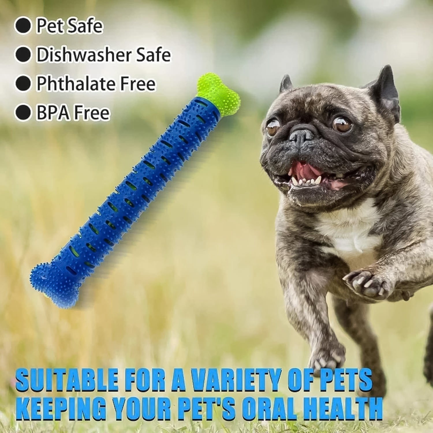 Dog Tooth Brush, Puppy Chew Toothbrush Stick Teeth Cleaning Dental Toys (1 Pc)