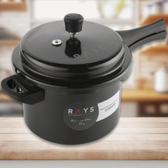 Aluminium Rays Black Beauty Pressure Cookers With Outer (5.5 Litres)