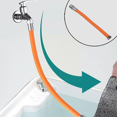 Flexible Faucet Extender Sprayer (27 Cm / Mix Design / 1 Pc)