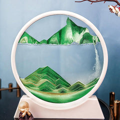 3D Moving Sand Art Picture Decor (1 Pc / Multicolor)