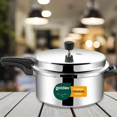 Aluminium Classic Goldex Pressure Cookers With Outer Lid (12 Litres)