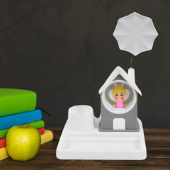 Cute Lovely Cartoon & Home Design With Plastic Base LED Desk Light, Multi Color Changes (1 Pc)