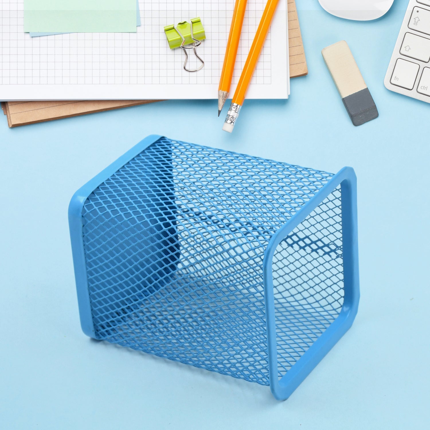 Pen Holder for Desk, Metal Mesh Pencil Holder (1 Pc)