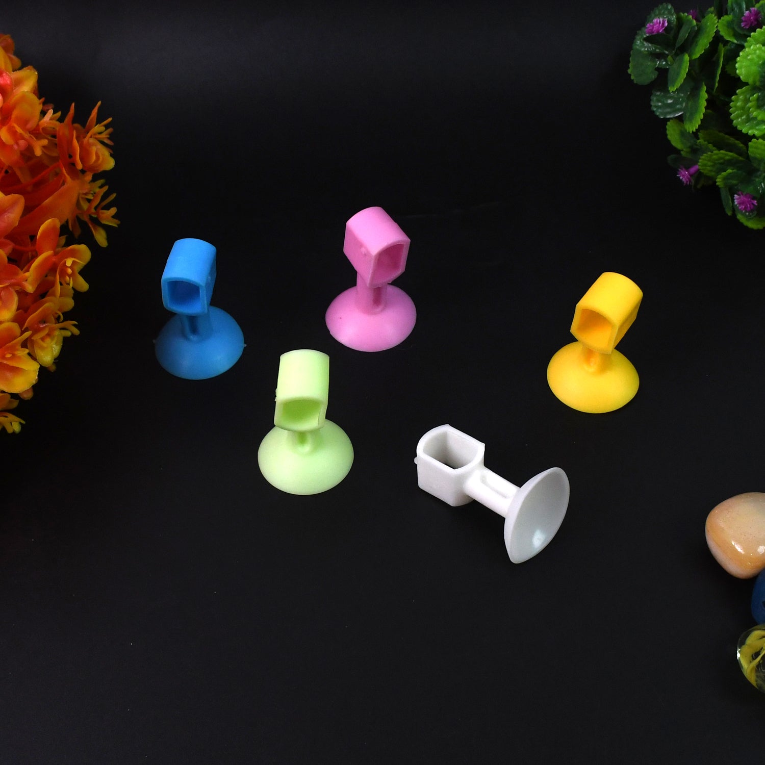 Self-Sucking Silicone Door Stopper (5 Pcs Set)