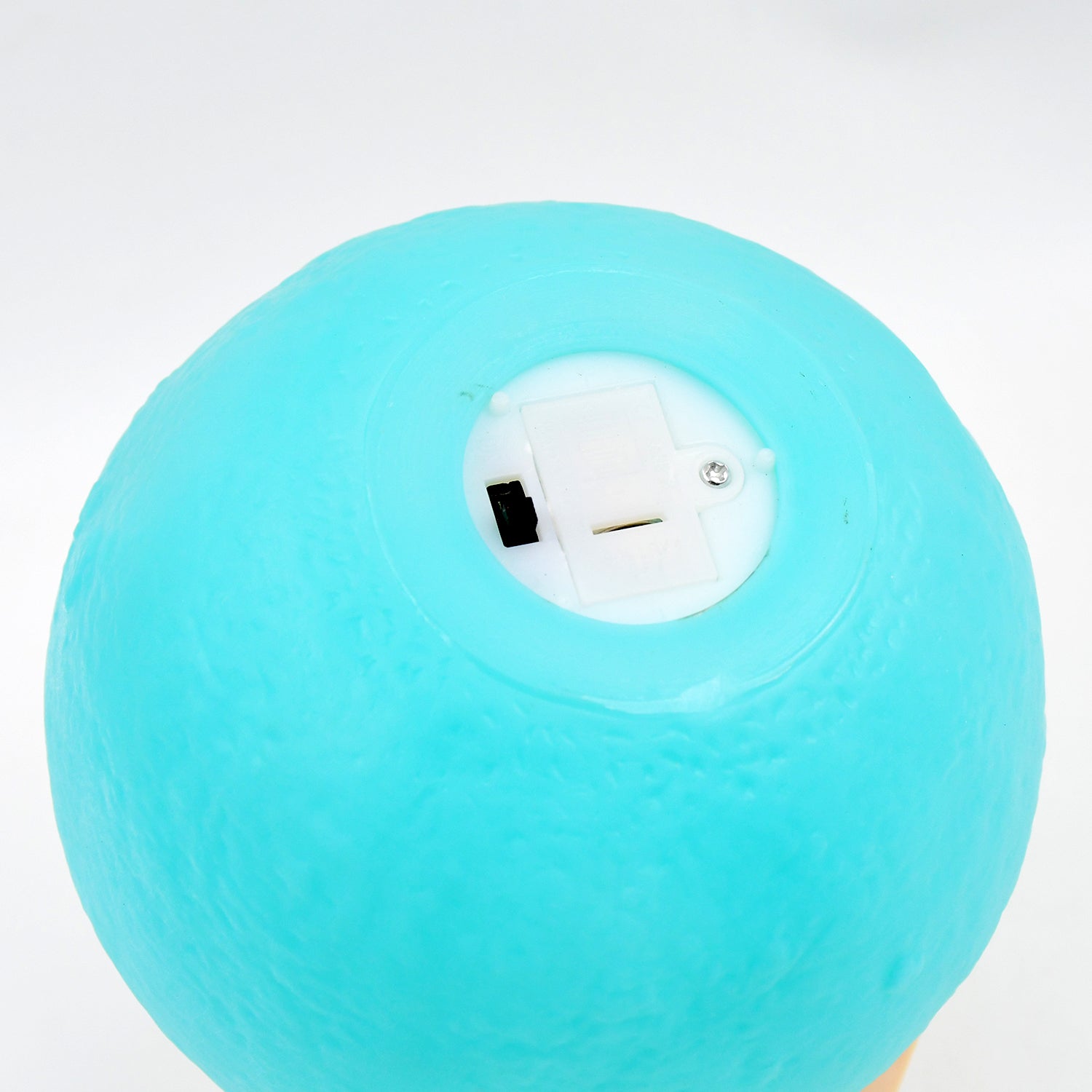 Moon Night Lamp Blue Color with Plastic Stand (15 x12 Cm / 1 Pc)