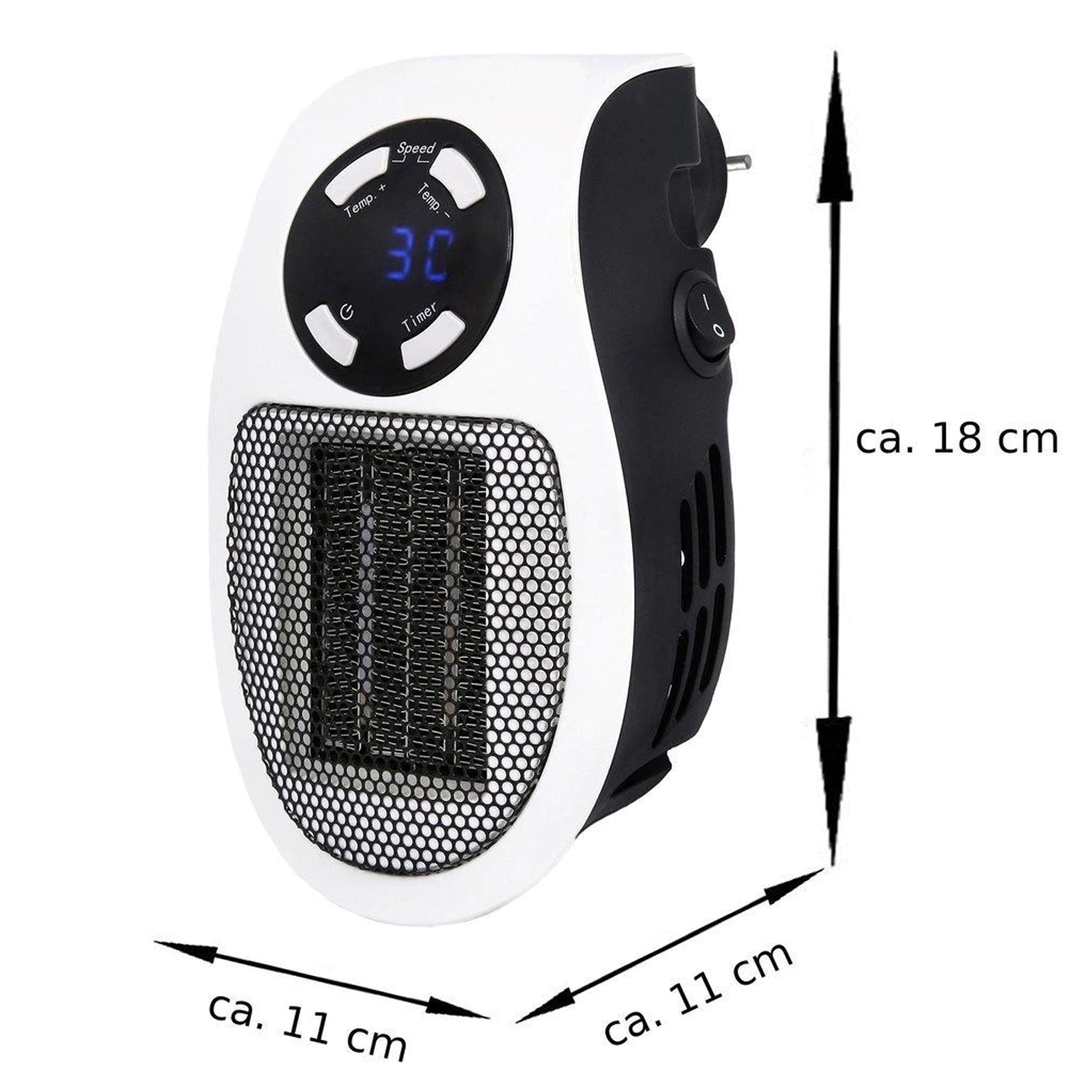 6033 Portable Electric Heater Mini Fan Heater Desktop Household DeoDap