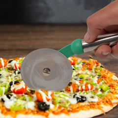 Kitchen Stainless Steel Wheel Pizza Cutter (1 pc)