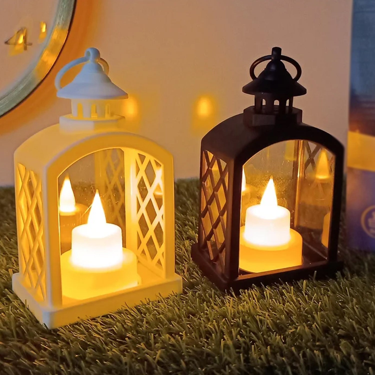 Smokeless Led Light Lantern Lamp (24 Pcs Set)