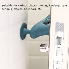 Silicone Door Handle Cover with Suction Cup (1 Pc / Mix Color)