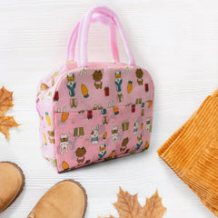 Lunch Box Bag for Women Men Insulated Lunch Bag With Zipper (1 Pc / Mix Color)