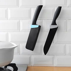 5733 Punch-free Wall Hanging Knife Holder / Stand, Knife Holder Kitchen Supplies Tool Holder Insert Knife Shelf Storage Rack (1 pc )