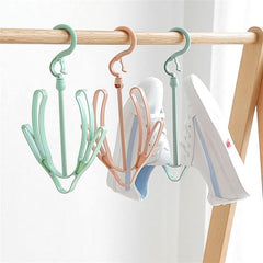 Small Shoes Drying Hanger, Rotatable Shoe Hanging Racks (1pc)