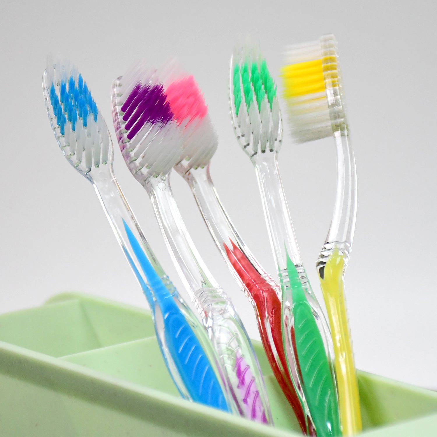 Premium Plastic Toothbrush (1 Pc / Mix Color)