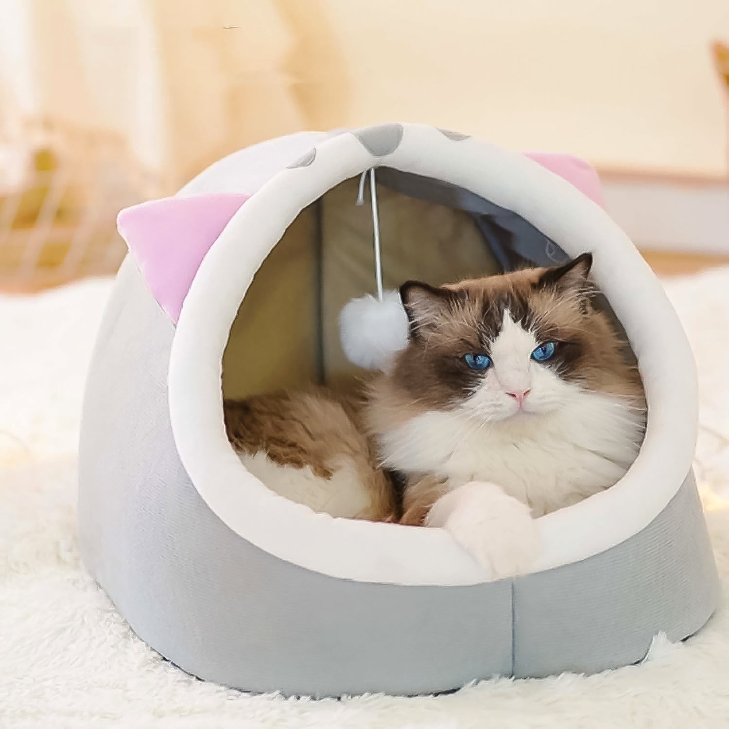 Cat / Dog Bed for Indoor Cats (1 Pc)