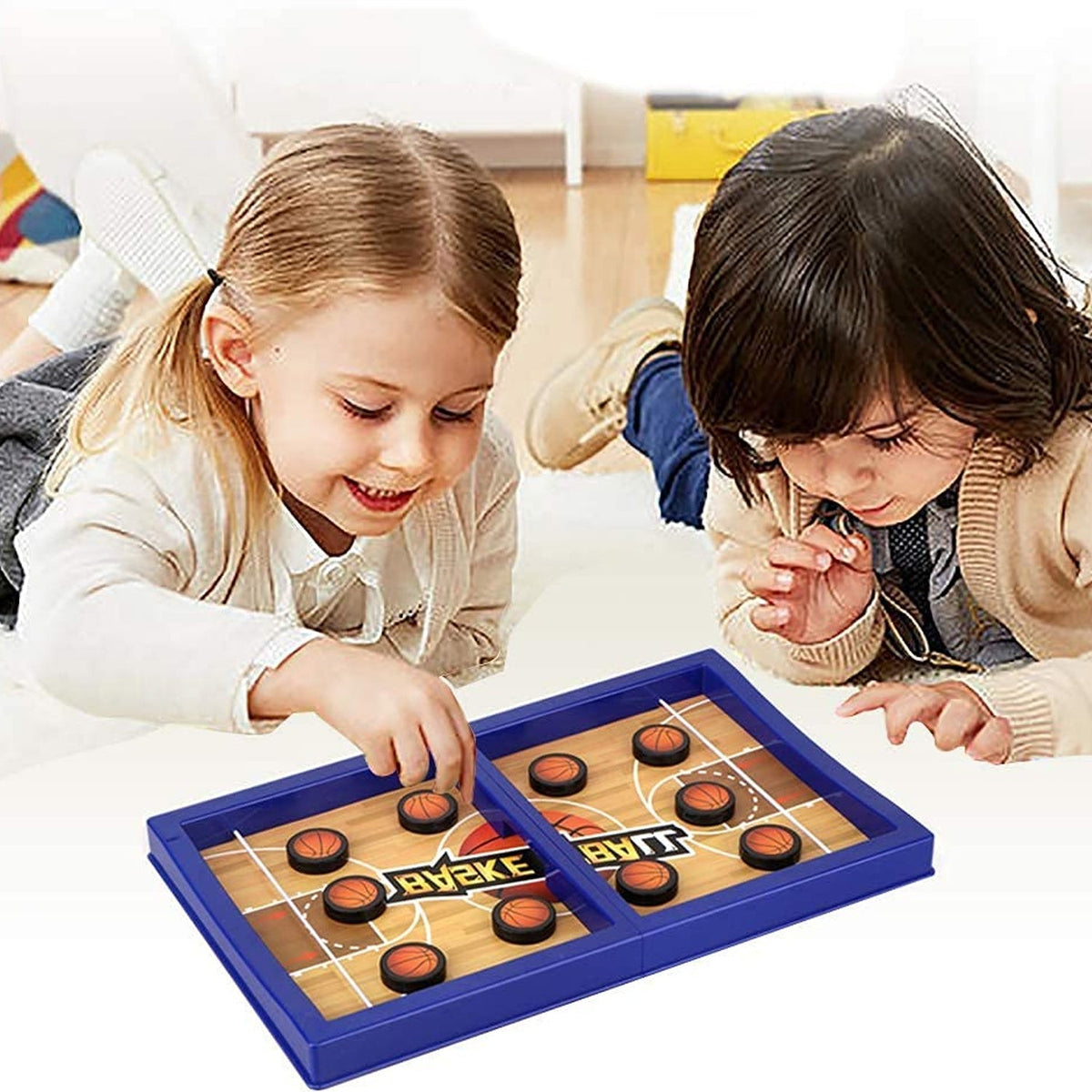 17632 Fast Sling Basketball Puck Game Paced Table Desktop Battle Ice Hockey Game for Adults and Kids Parent-Child Winner Board Games Interactive Toy, Desktop Table Game