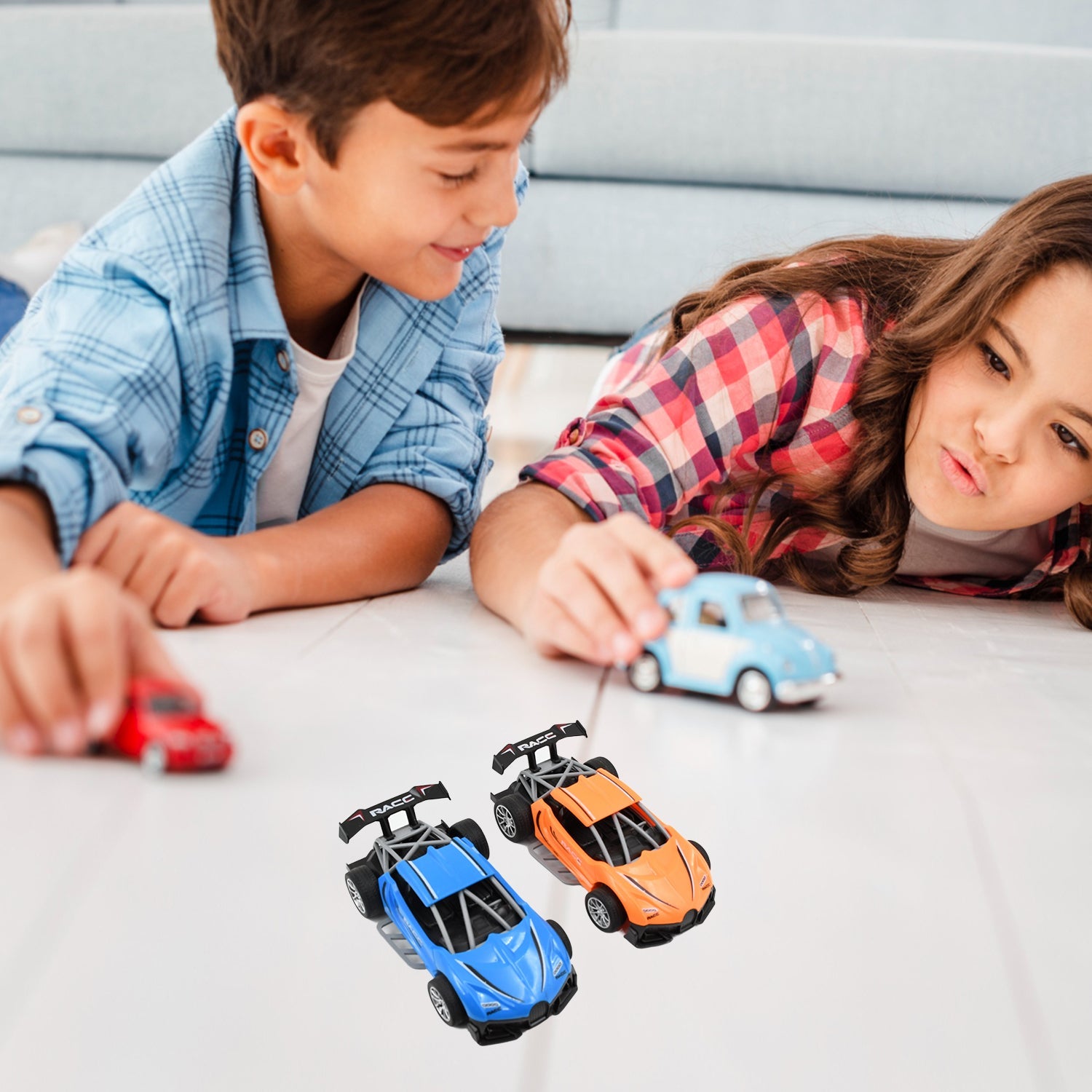 Mini Pull Back Racing Car Widely Used By Kids & Children  (8 Pcs Set / Mix Color)