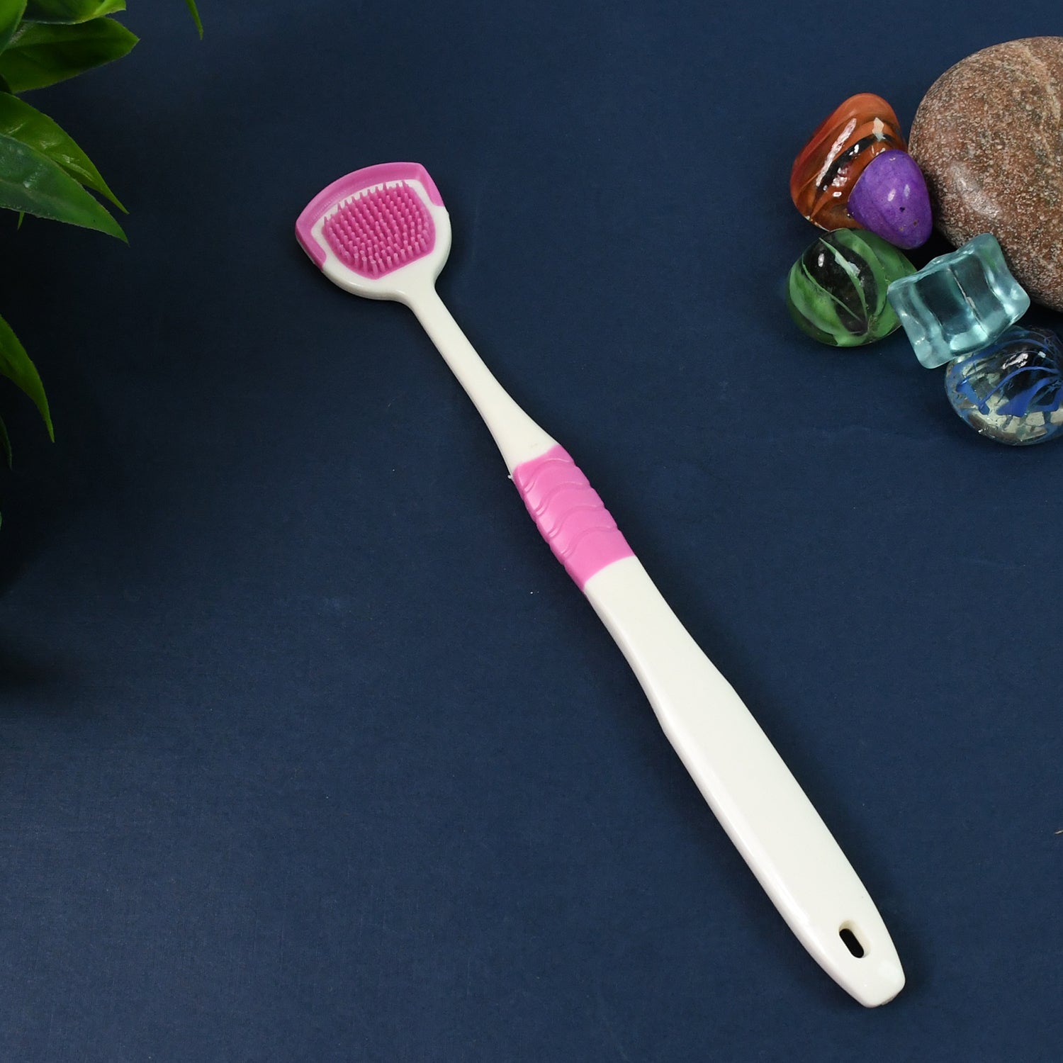 Tongue Cleaner Brush, Silicone Tongue Scraper (1 Pc)