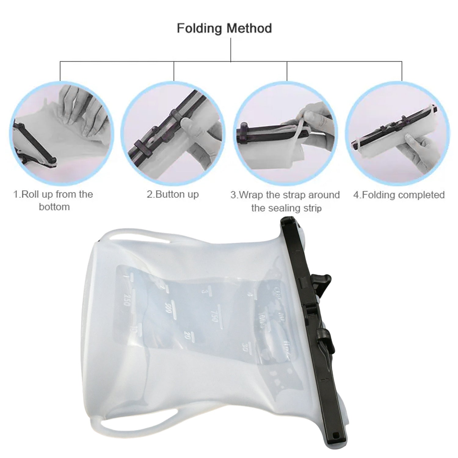 Reusable Silicone Food Storage Bag – Leakproof, Flat Bottom, Freezer & Microwave Safe, BPA-Free Snack & Sandwich Bag (1 Pc)