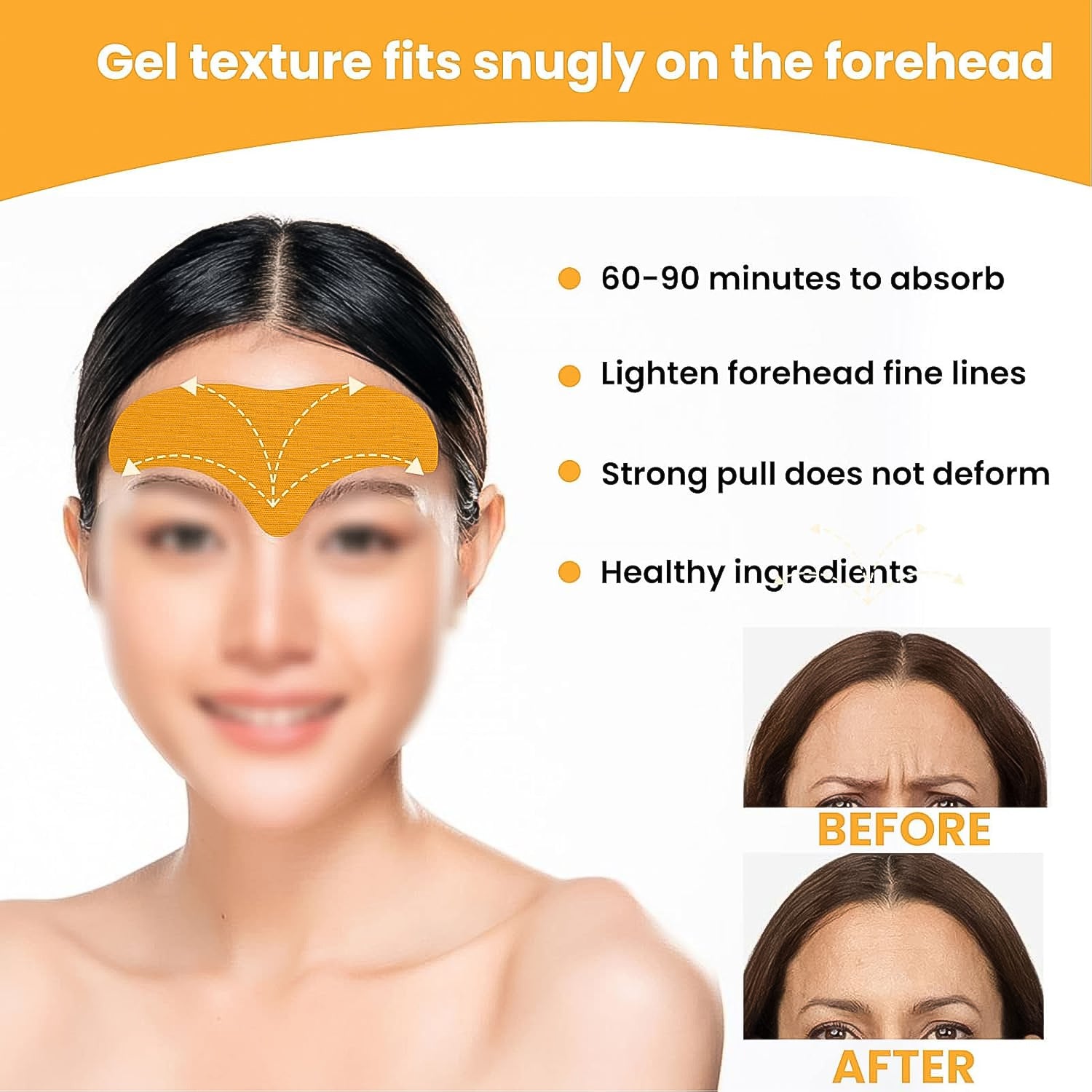 Forehead Wrinkle Patches, Face Wrinkle Patches (10 Pcs Set)