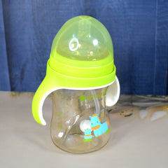 Plastic Baby Feeding Bottle with Handles Straw (300 ML / 1 Pc)