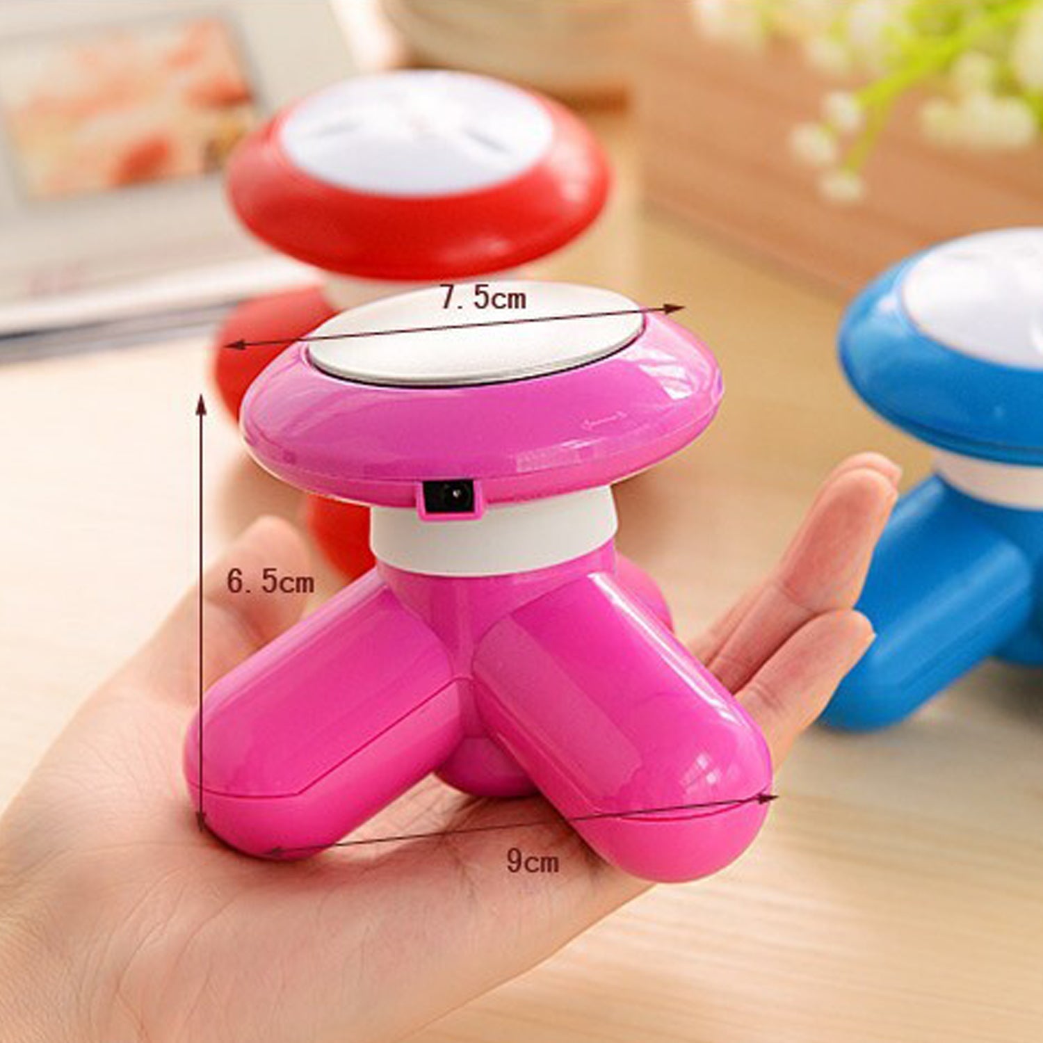 0367A Electric Mini Vibration Full Body Massager (Multicolor) Mimo massager DeoDap