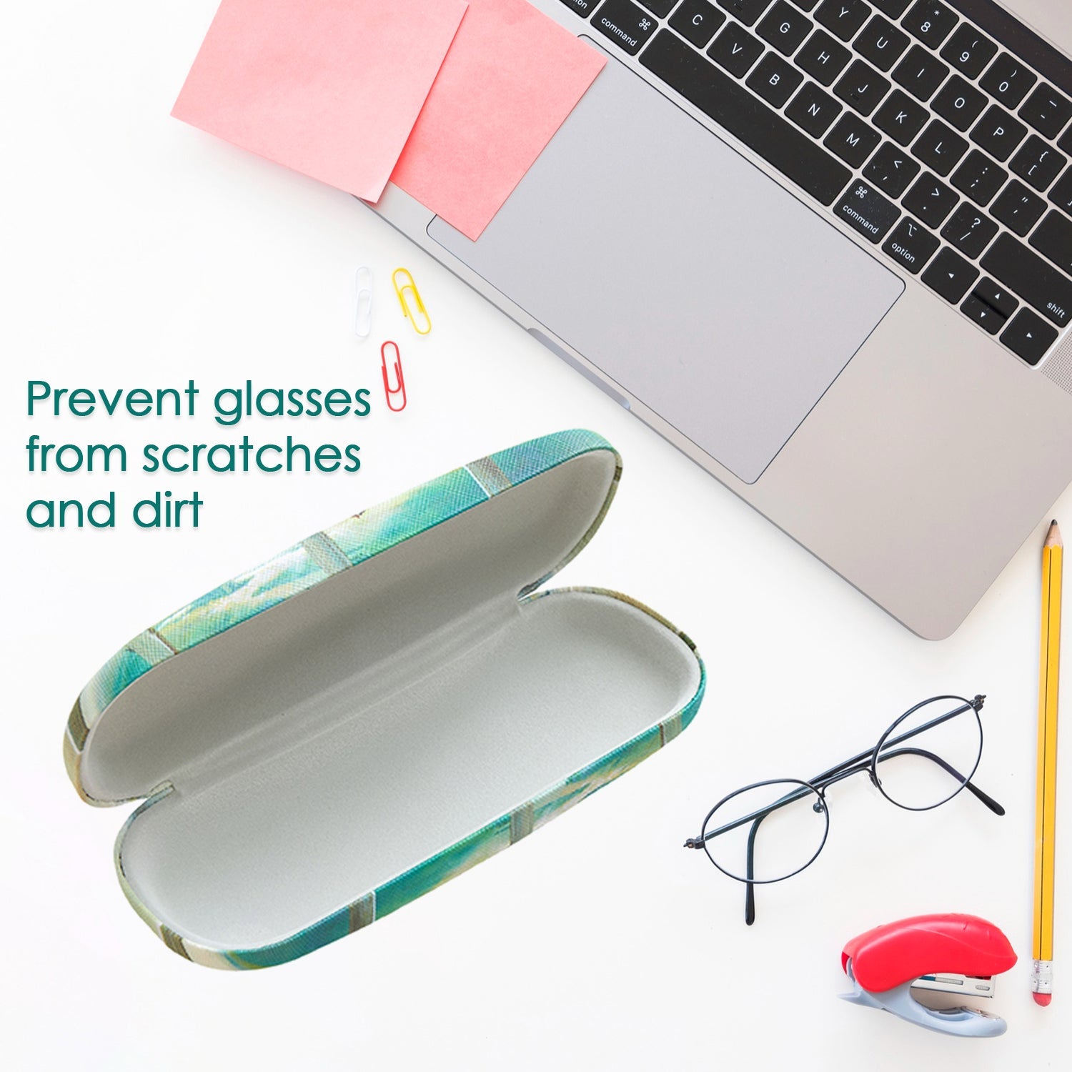 Flowers Decorative Glasses Case Eyeglasses Storage Box (1 Pc / Mix color)