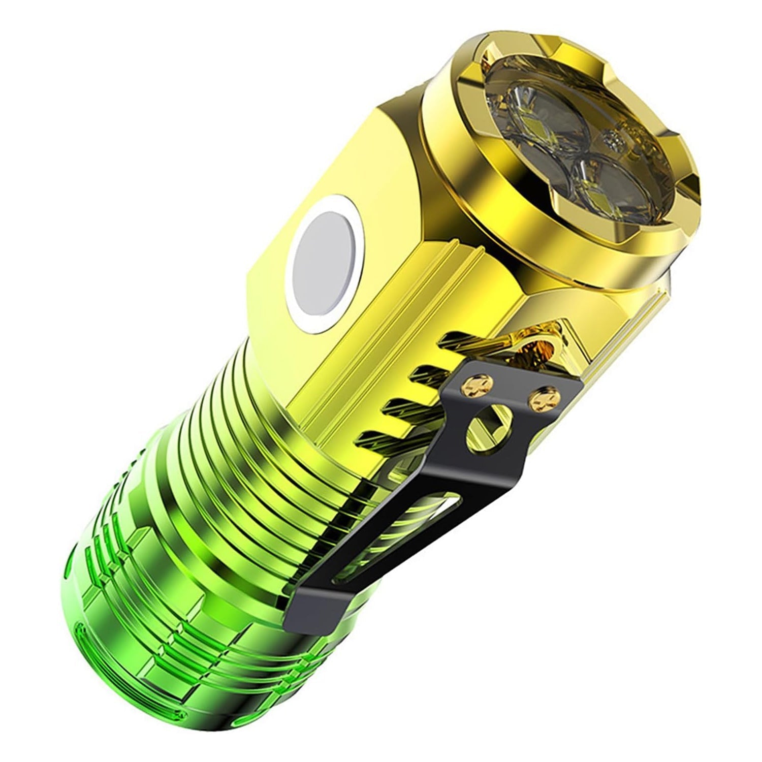 USB Chargeable Mini 3 LED Flashlight / Torch Light (1 Pc)