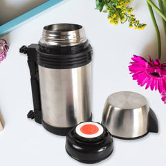 Portable Stainless Steel Coffee Tea Vacuum Flask Bottle (1200ml / 1.2L / 1 Pc)