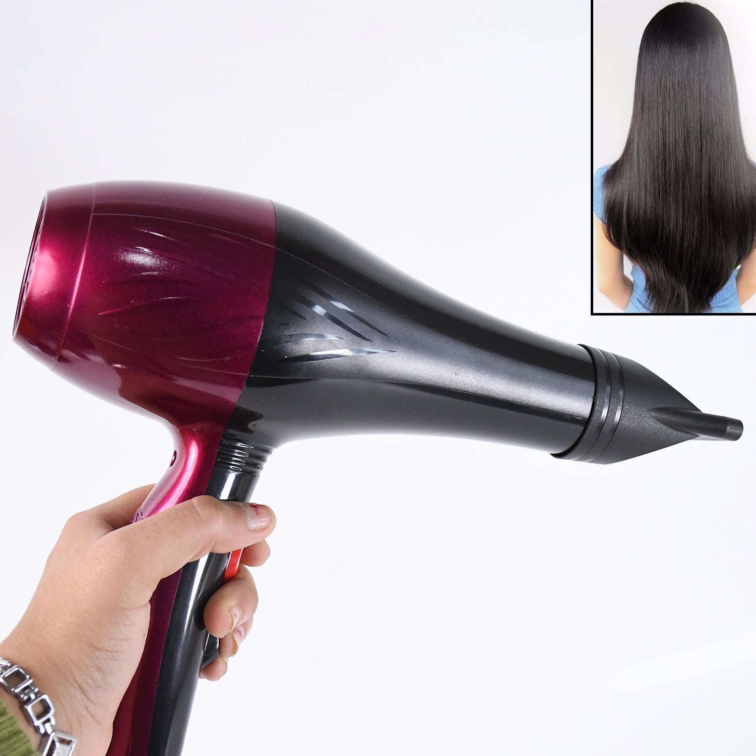 Professional High Power Multi Purpose Hair Dryer Salon (220V,50-60Hz / 1 Pc)