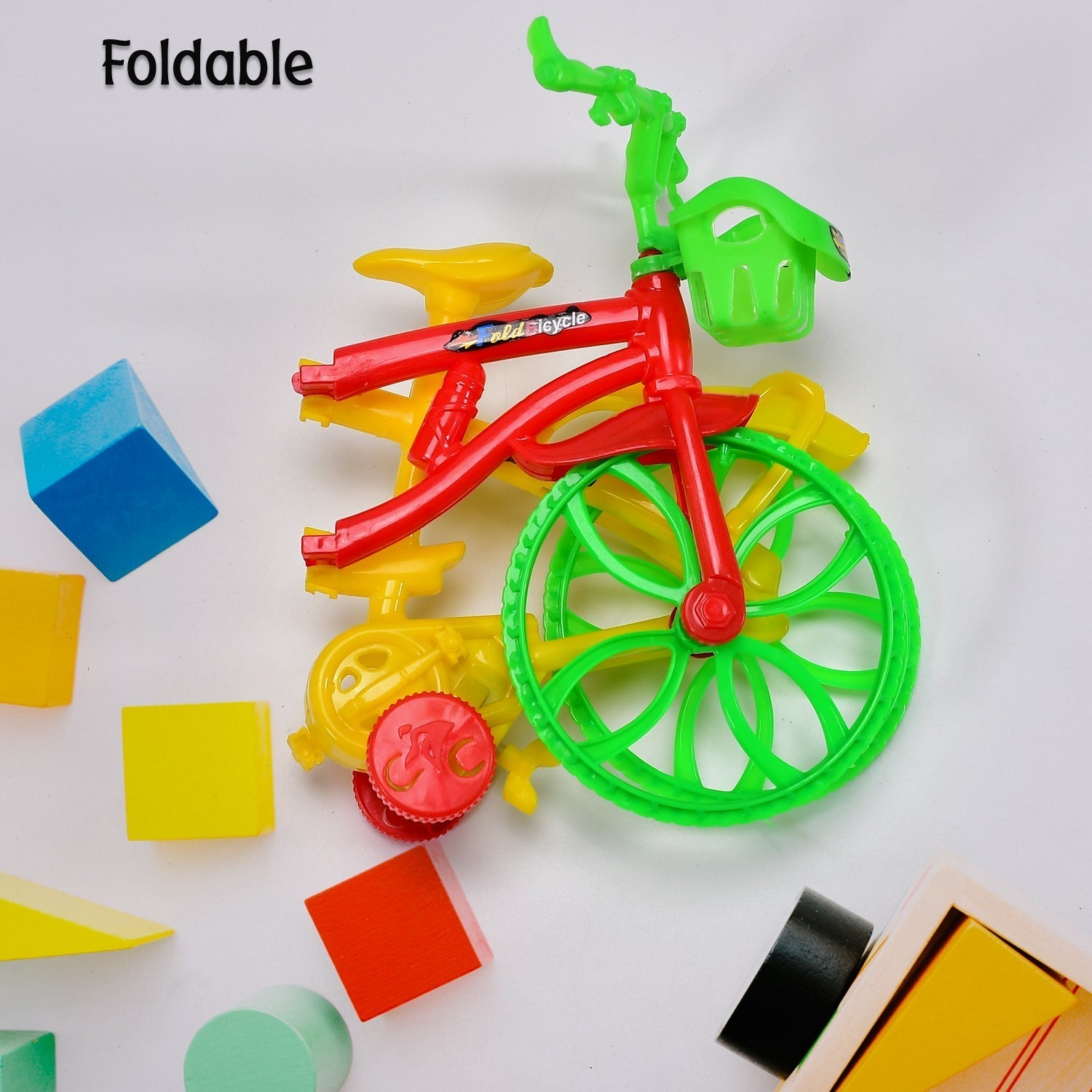 4457 Plastic Foldable Kids Bicycle Toy DeoDap