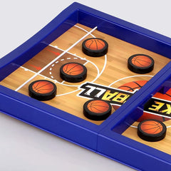 17632 Fast Sling Basketball Puck Game Paced Table Desktop Battle Ice Hockey Game for Adults and Kids Parent-Child Winner Board Games Interactive Toy, Desktop Table Game