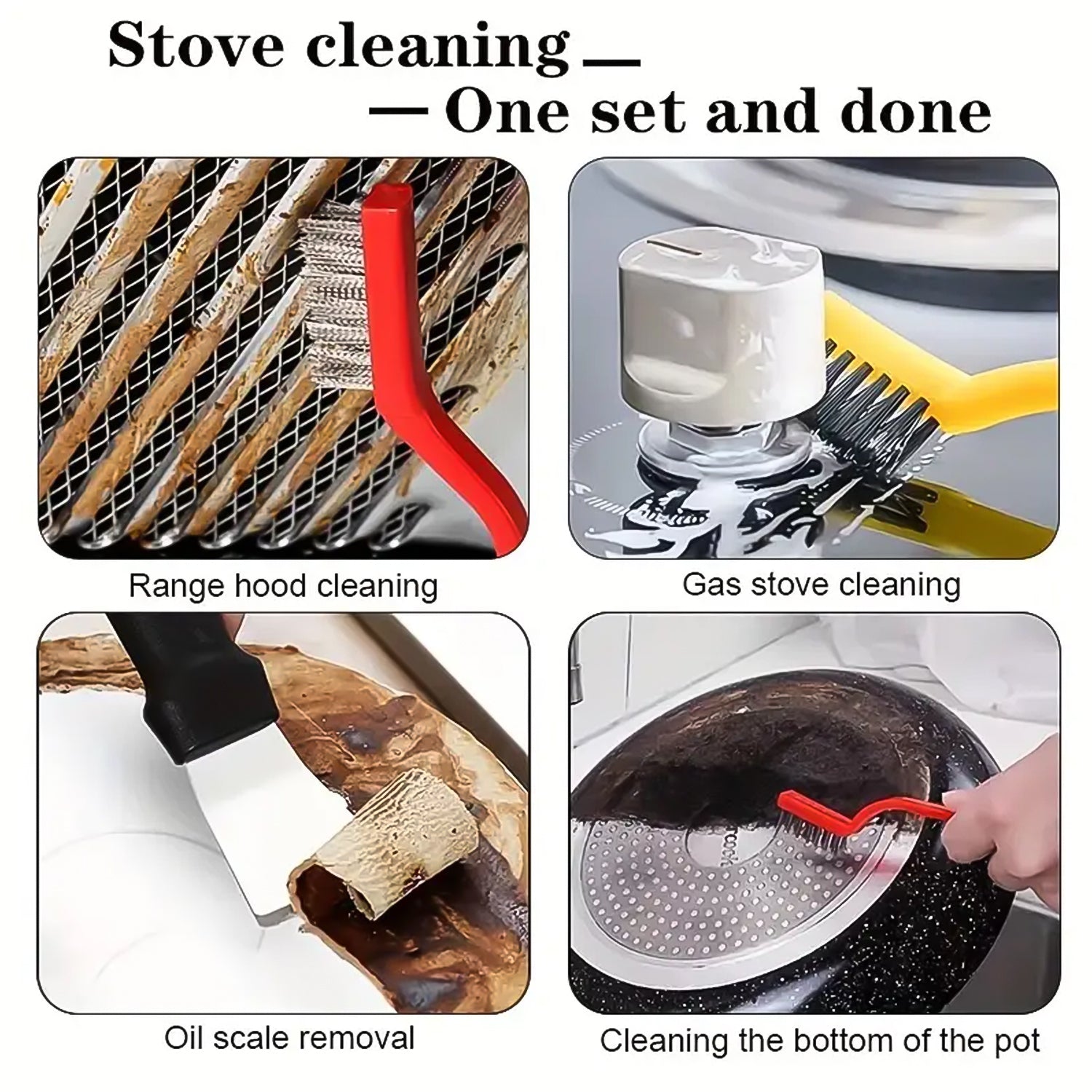 Wire Brush and Scraper Set (5 Pcs Set)