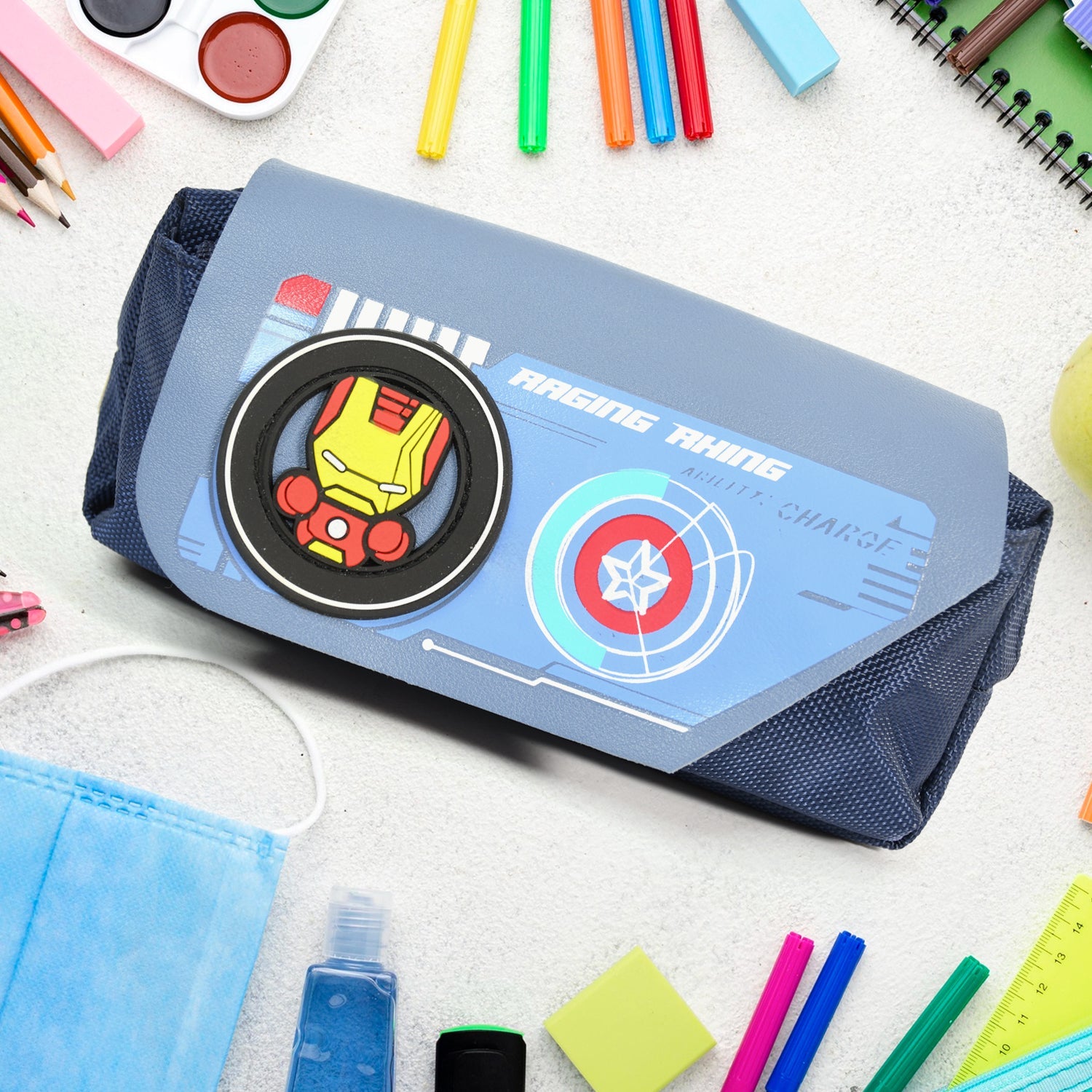 Pencil Pouch With Zipper (1 Pc / 2 Compartment )