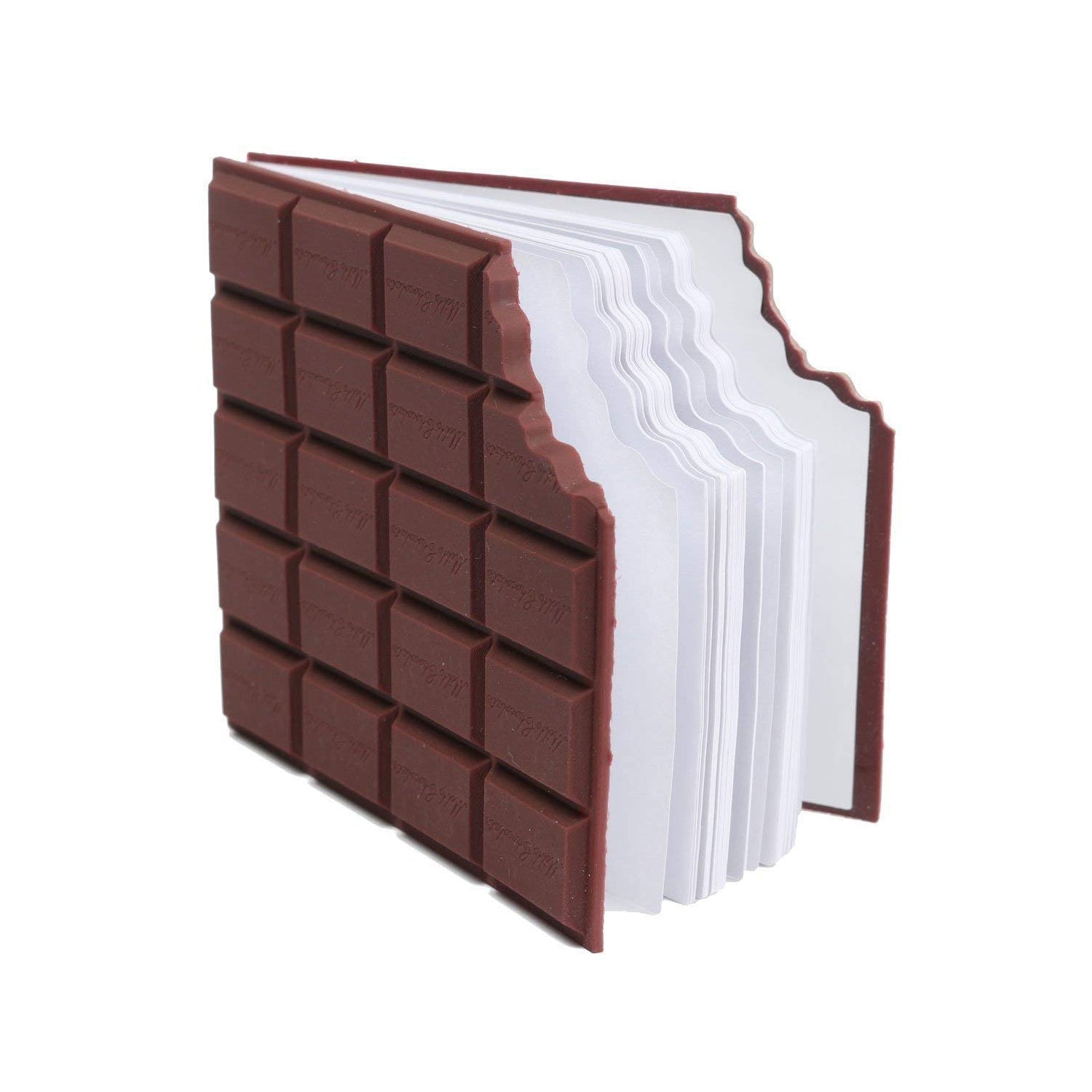 4528 Small Chocolate Scented Diary Memo Notebook in Rectangular Chocolate Bite Shape with Original Chocolate Smell Personal Pocket Diary with Plain Pages for Kids