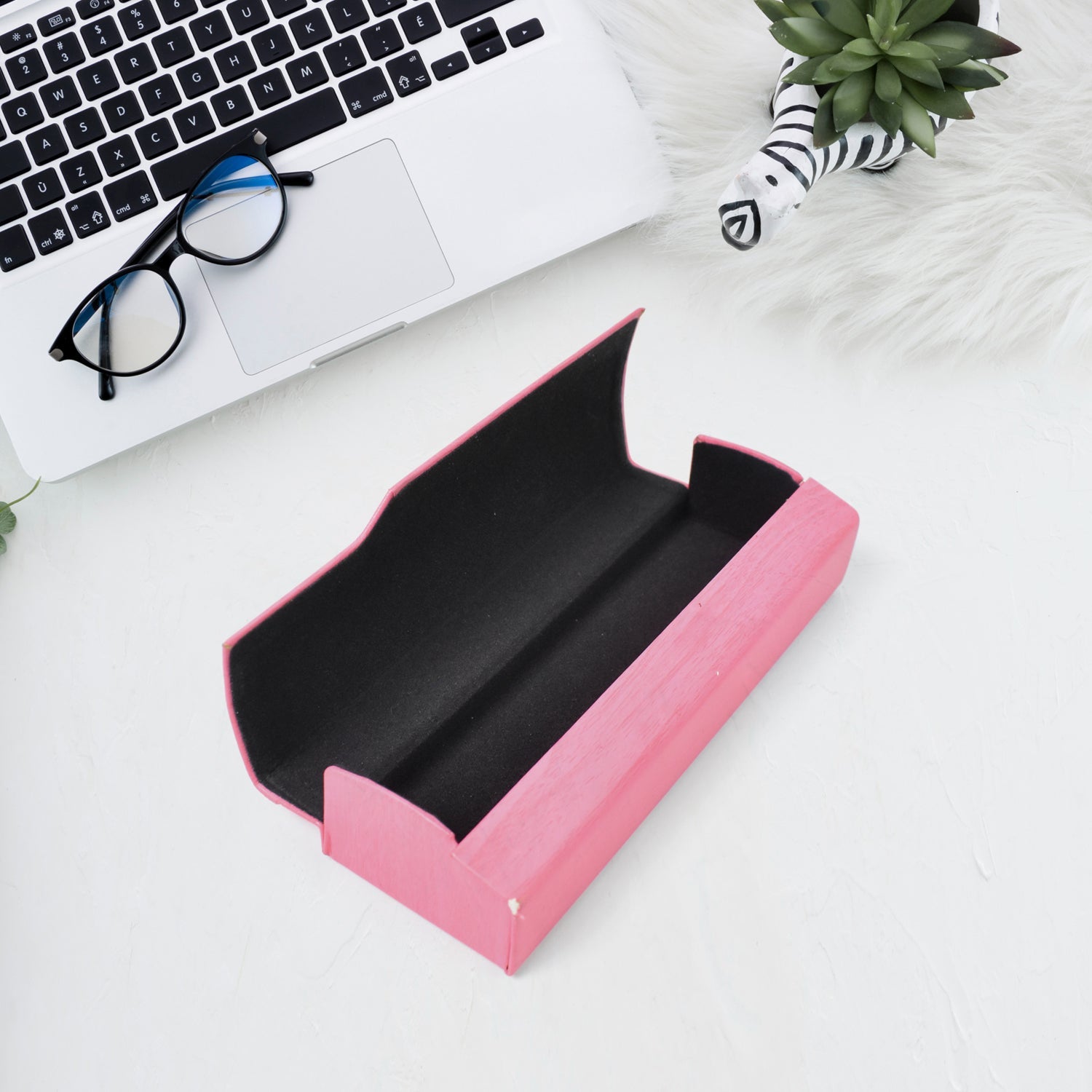 Glasses Case Eyeglasses Holder Storage Box (1 Pc / Mix color & Design)