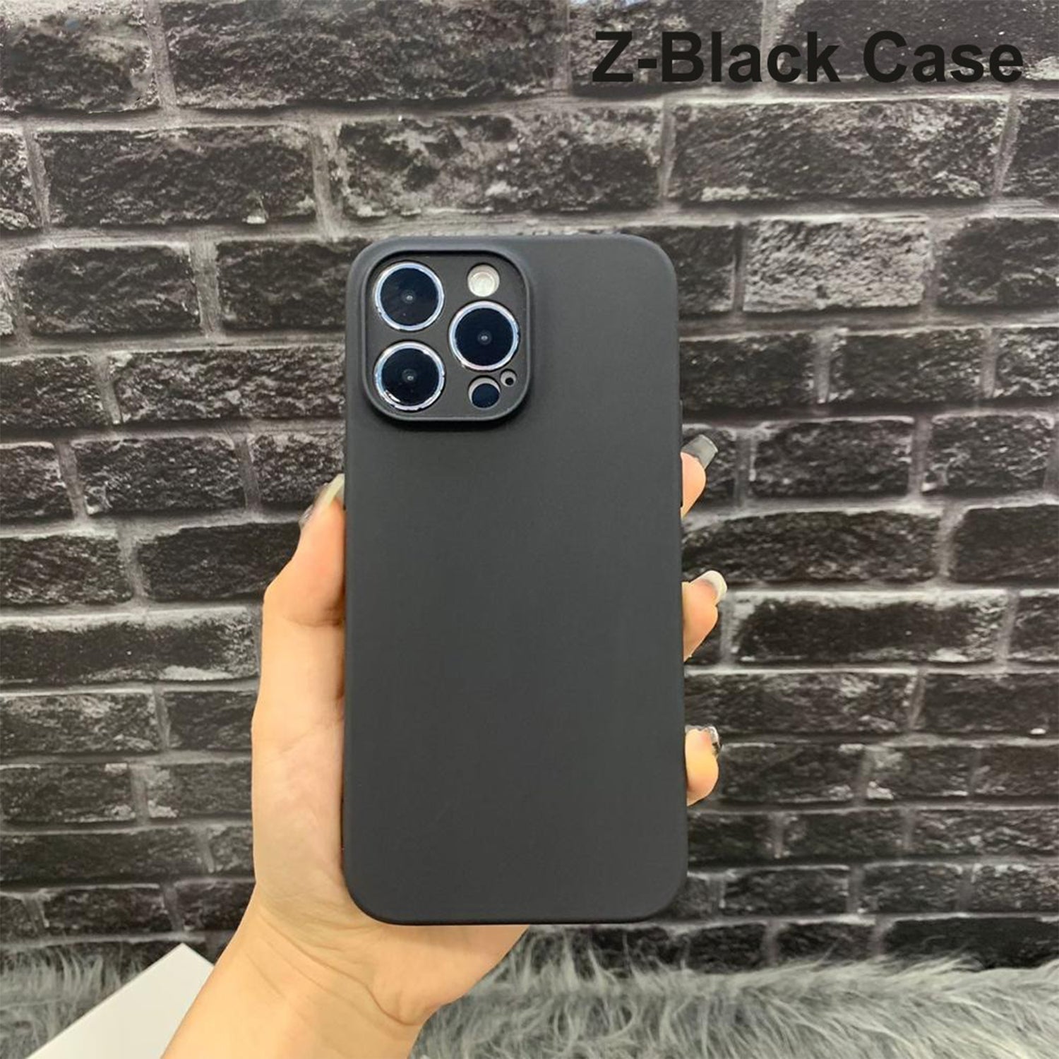 Z-Black Matte Case For Iphone