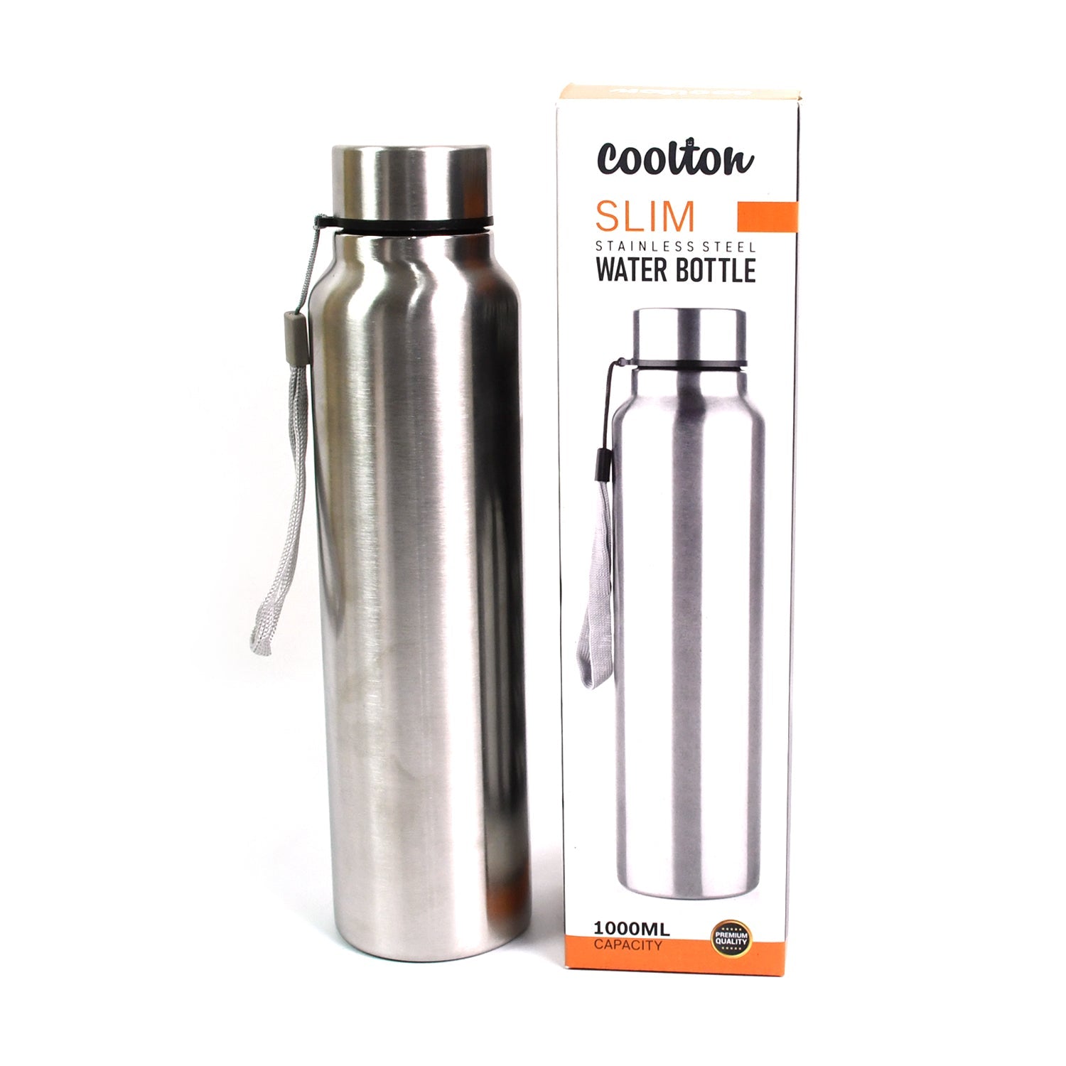 Stainless Steel Double Wall Vacuum-Insulated Drink Water Bottle (1000 ML)