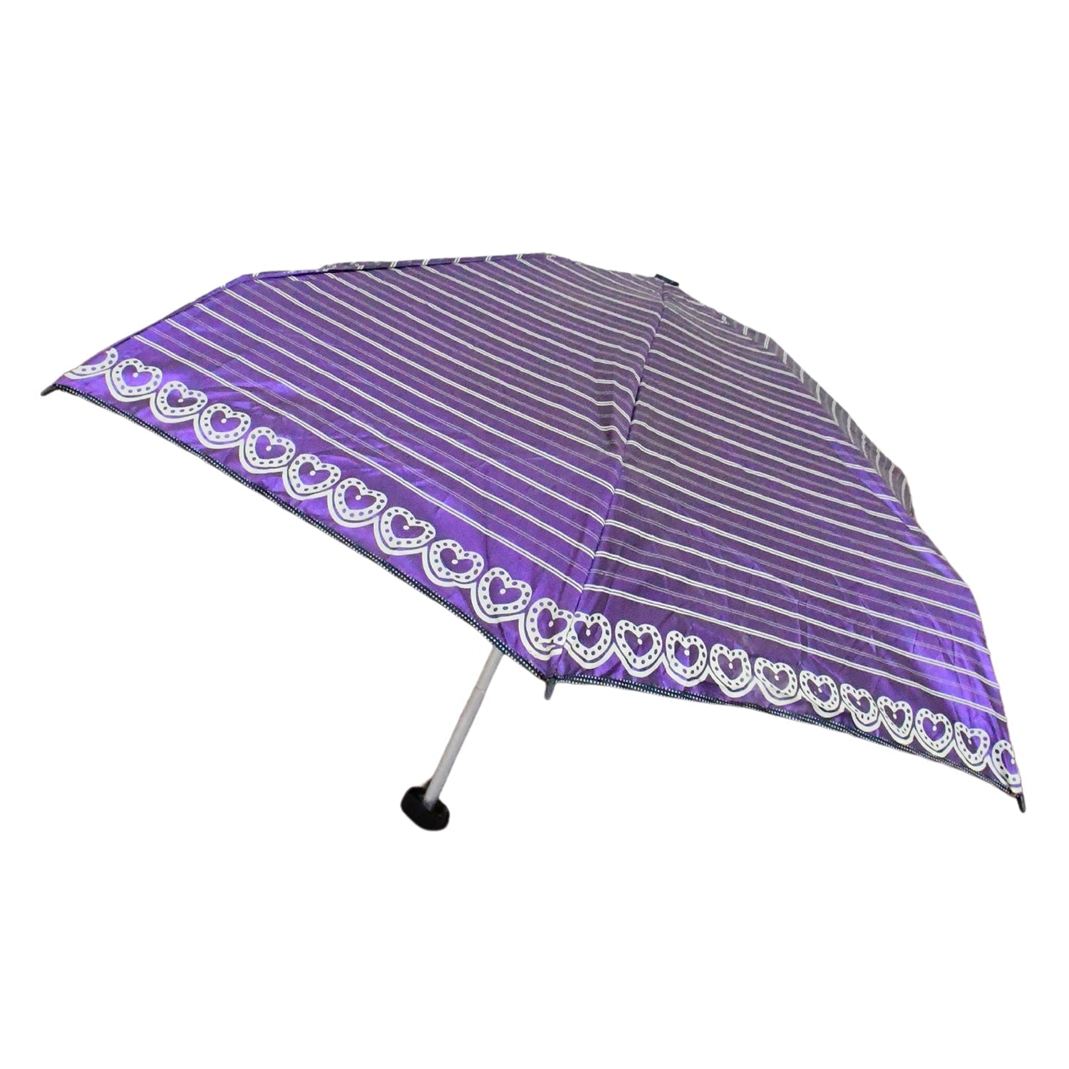 3-Fold & 5 Floor Sun Protective Solid Foldable Umbrella (1 Pc)