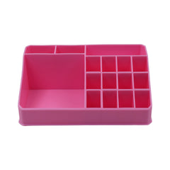 Makeup Organiser Cosmetic Makeup Lipstick Storage Box with Drawer Plastic Case Holder Skin Care Products (1 Pc)