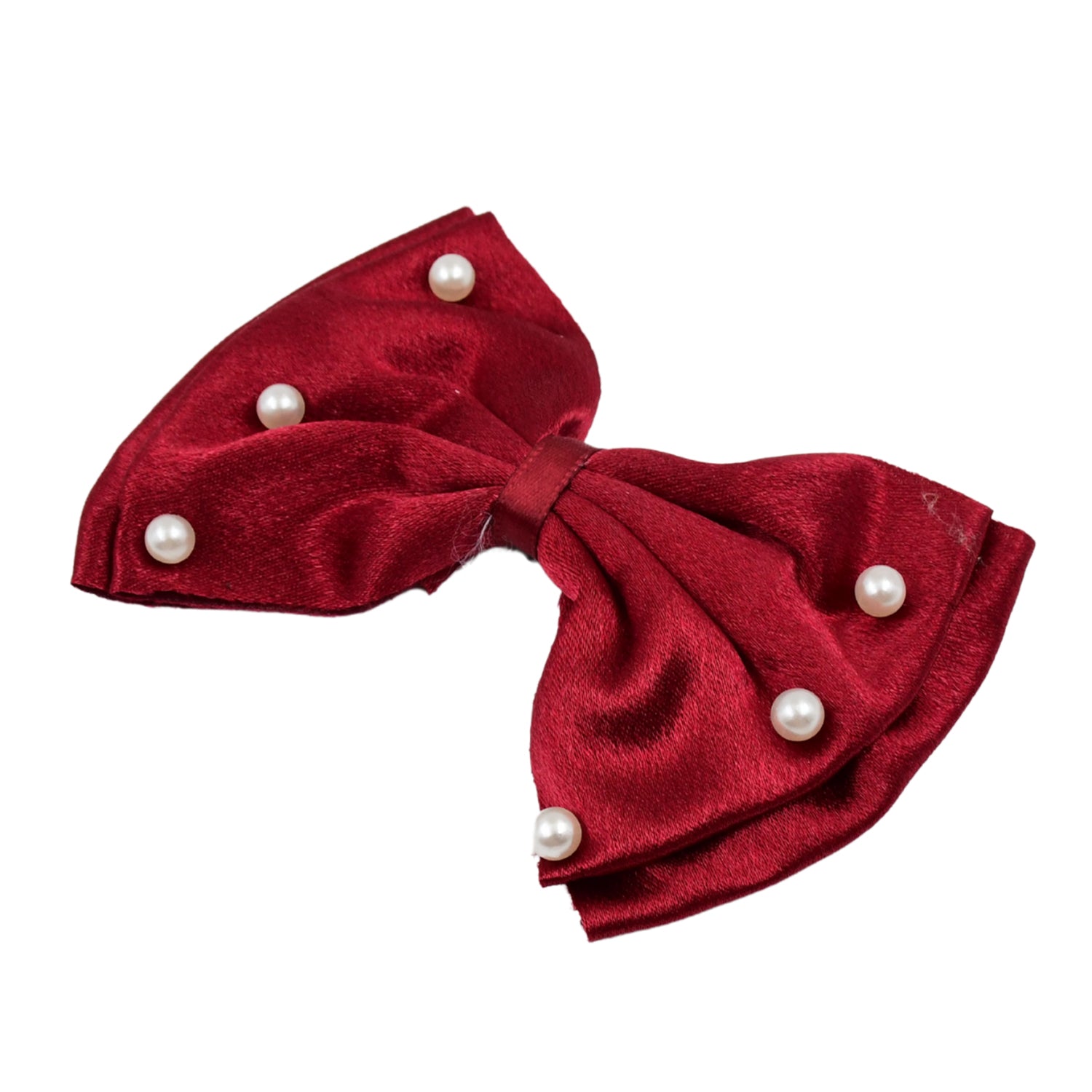 Hair Bow Knot Clip Suitable For Girls (1 Pc / Multicolour)