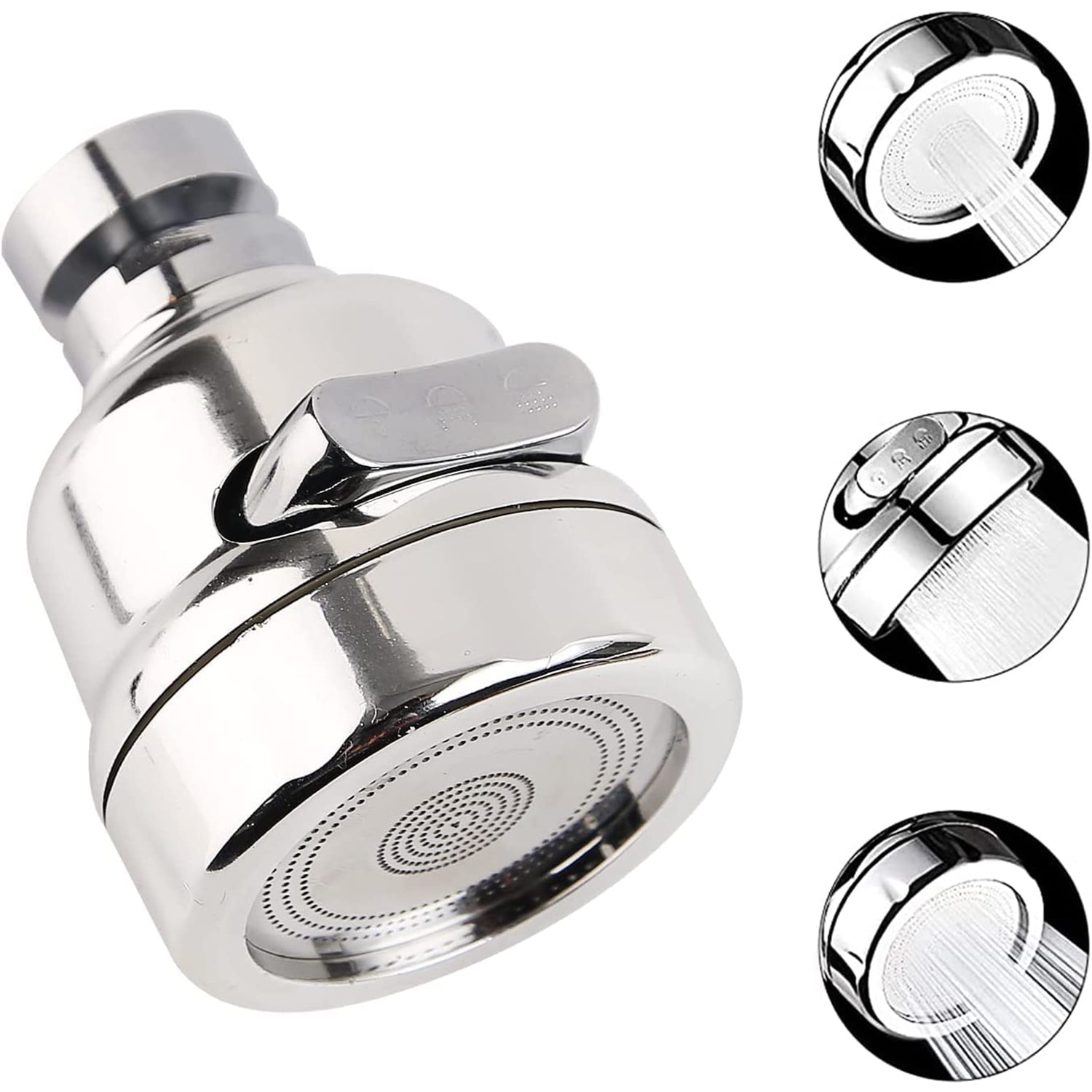 Faucet Sprayer Head, 360° Rotatable Faucet Extension (1 Set)